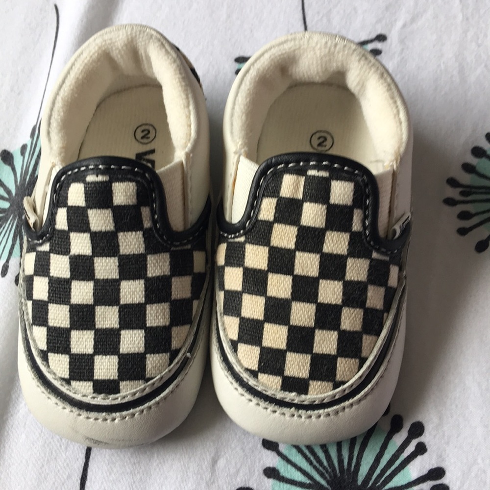 Vans baby crib shoes